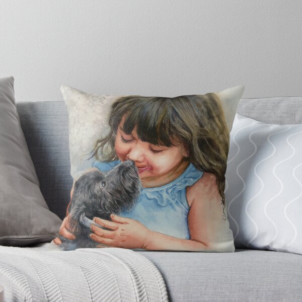 Item preview, Girl with a dog designed and sold by Anjuna Sainath.