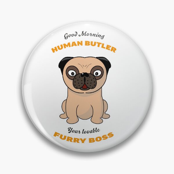Item preview, Pug Human Butler designed and sold by YoshiArtDesign.