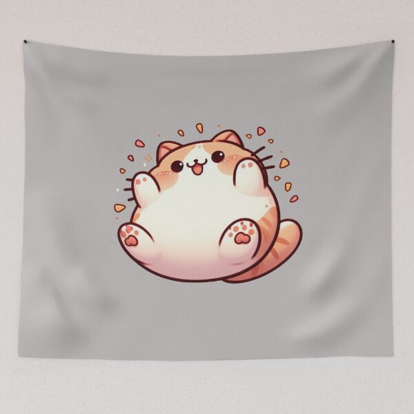 Item preview, Popping Fat Cat designed and sold by Psycho-Crazy.
