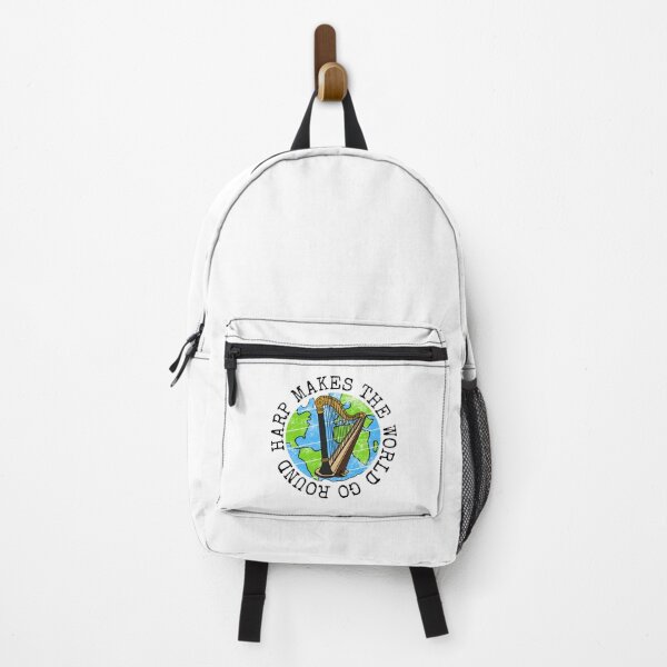 Item preview, Harp Makes The World Go Round, Harpist Earth Day designed and sold by doodlerob.