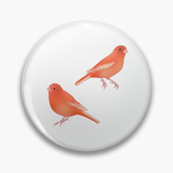 Item preview, Red factor canary bird illustration  designed and sold by Yaragold.