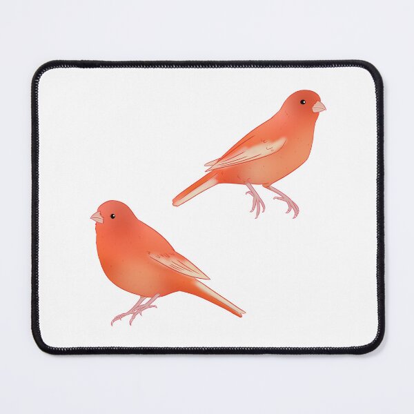 Item preview, Red factor canary bird illustration  designed and sold by Yaragold.