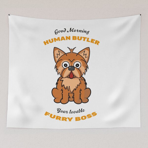 Item preview, Yorkie Human Butler designed and sold by YoshiArtDesign.