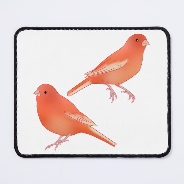 Item preview, Red factor canary bird illustration  designed and sold by Yaragold.