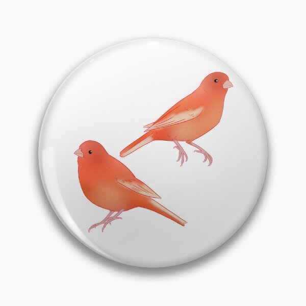 Item preview, Red factor canary bird illustration  designed and sold by Yaragold.