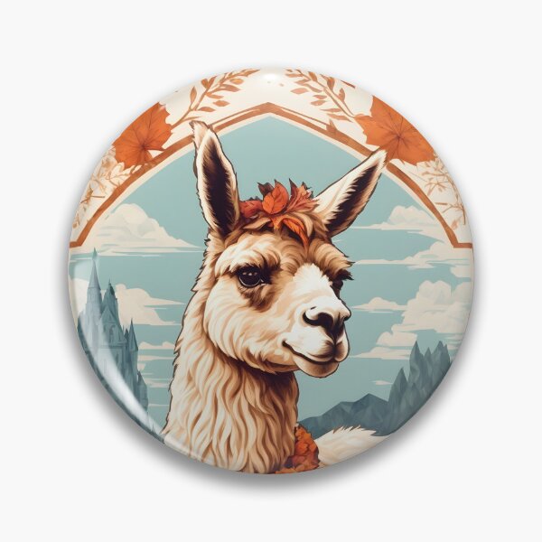 Item preview, Harvest Llama: Autumn's Gentle Guardian designed and sold by digiscapeart.