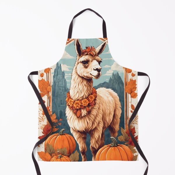 Item preview, Harvest Llama: Autumn's Gentle Guardian designed and sold by digiscapeart.