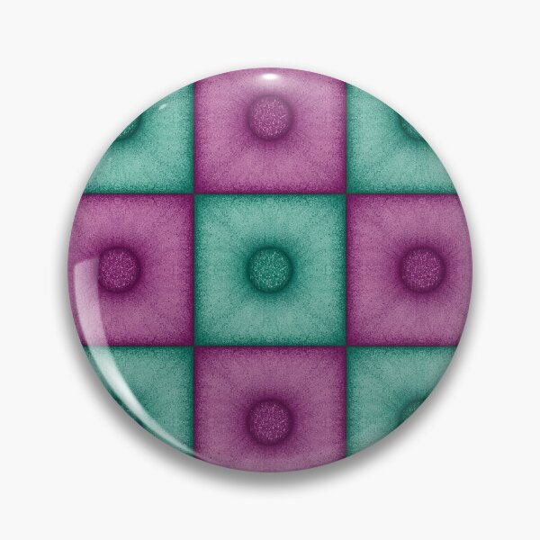 Item preview, Chess pattern from "Pouf" tiles the plum color and aquamarine color designed and sold by Cherevan.