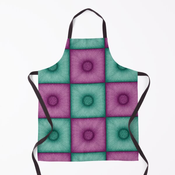 Item preview, Chess pattern from "Pouf" tiles the plum color and aquamarine color designed and sold by Cherevan.