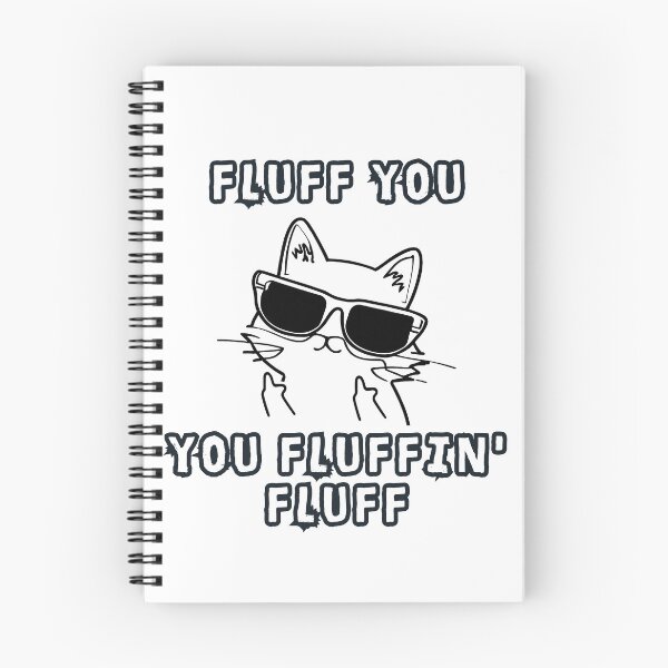 Item preview, Fluff You, You Fluffin' Fluff sunglasses cat with fingers designed and sold by martindesignden.
