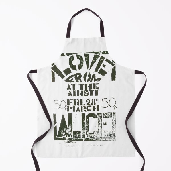 Item preview, 'Love from Alice' - Black and white stencil Poster. designed and sold by timothybeighton.