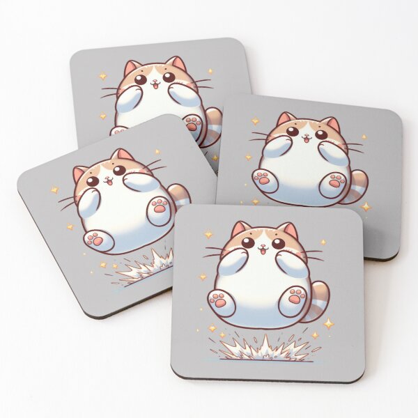 Item preview, Popping Fat Cat 3 designed and sold by Psycho-Crazy.