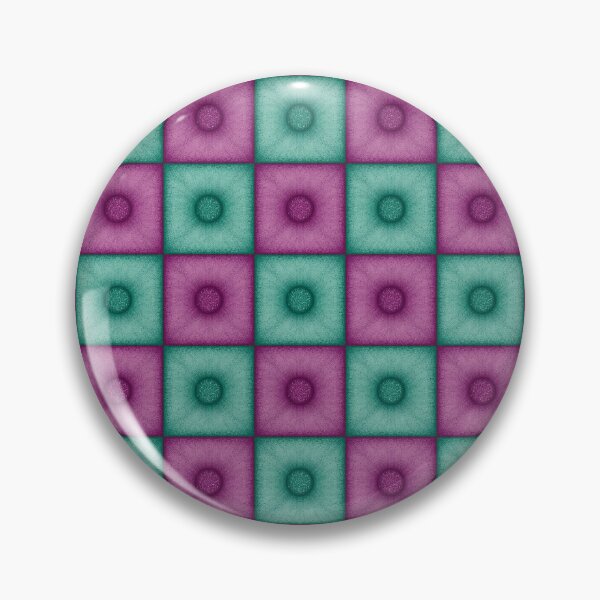 Item preview, Chess pattern from "Pouf" tiles the plum color and aquamarine color designed and sold by Cherevan.