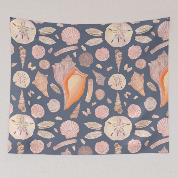 Item preview, Watercolor Seashells designed and sold by Elizabeth Weglein.