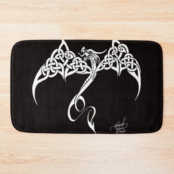 Item preview, White Celtic Tribal Dragon designed and sold by SylviChartier.