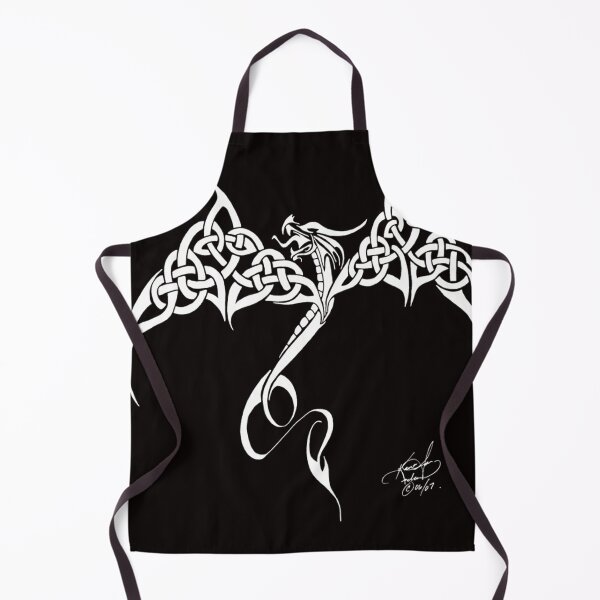 Item preview, White Celtic Tribal Dragon designed and sold by SylviChartier.