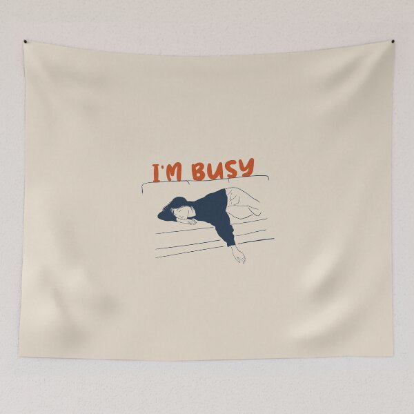 Item preview, I'm Busy Sleeping Weekend Plans designed and sold by ramblingkopi.