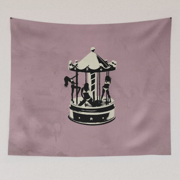 Item preview, pink dancer carousel designed and sold by Eyal Segal.