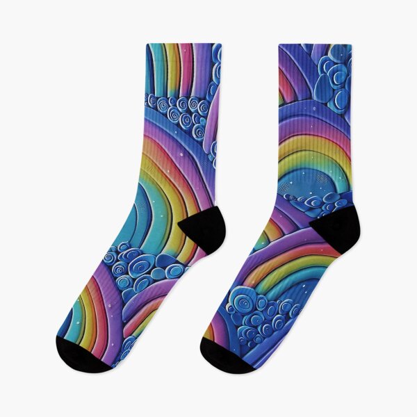 Item preview, Embossed Rainbows - 3D Textured Aesthetic designed and sold by GWTF-Designs.