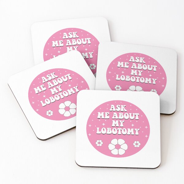 Item preview, Ask Me About My Lobotomy Funny Vintage Bumper designed and sold by BUMPER-STICKERS.