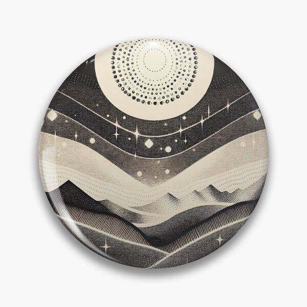 Item preview, Dreamy Starry Night - Black & Cream designed and sold by SilverPegasus.