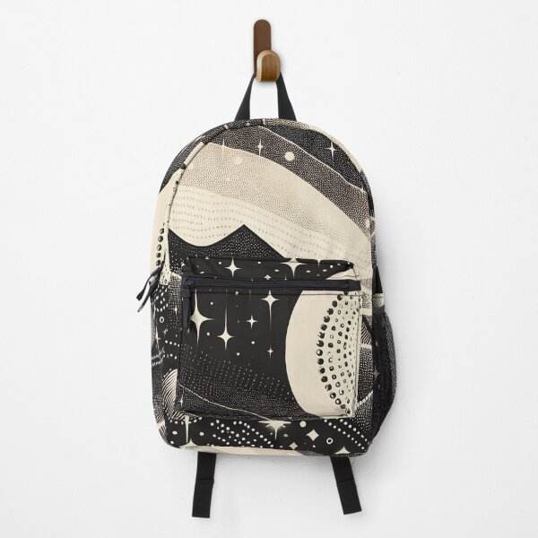 Item preview, Dreamy Starry Night - Black & Cream designed and sold by SilverPegasus.