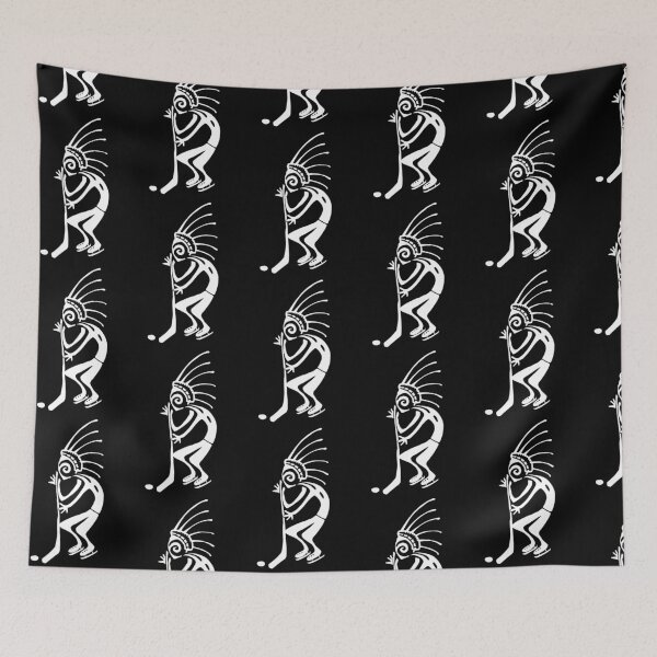 Item preview, kokopelli hockey white designed and sold by nogamax.