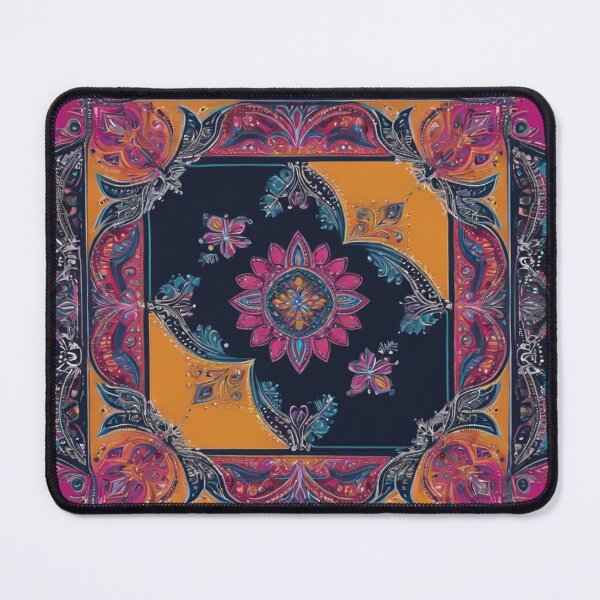 Item preview, RogerPattern - "Radiant Navy: Vibrant Bandana Print" designed and sold by RogerPattern.