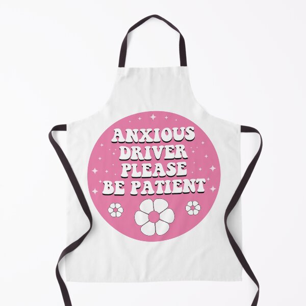 Item preview, Anxious Driver Please Be Patient, Funny Cute Anxious Driver Bumper  designed and sold by BUMPER-STICKERS.
