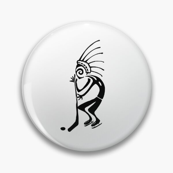 Item preview, kokopelli hockey black designed and sold by nogamax.