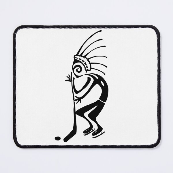Item preview, kokopelli hockey black designed and sold by nogamax.