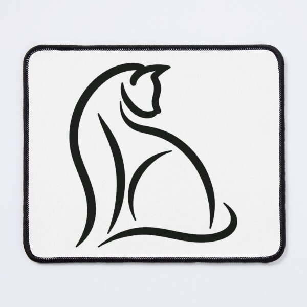 Item preview,  One Line Cat - Abstract Art designed and sold by MusesWhispers.