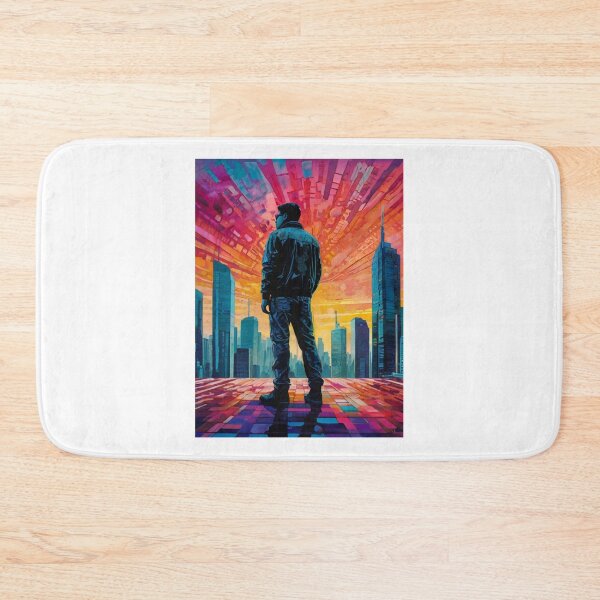 Item preview, Cityscape enveloped in the warm hues of sunrise  designed and sold by KilianSzmid.
