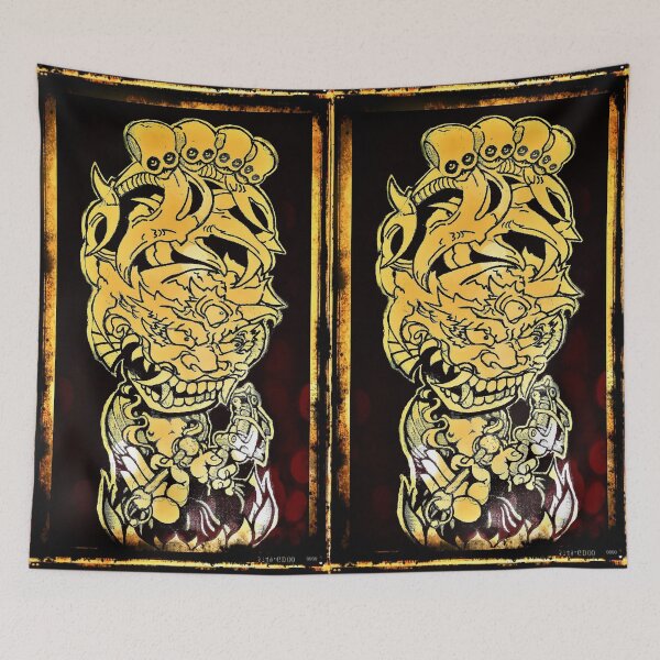 Item preview, Oni God Tattoo / God Oni Tattoo designed and sold by bubblesinspace.