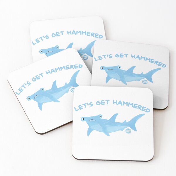 Item preview, LETS GET HAMMERED SHARK designed and sold by TODD GOLDMAN.