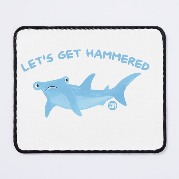 Item preview, LETS GET HAMMERED SHARK designed and sold by TODD GOLDMAN.