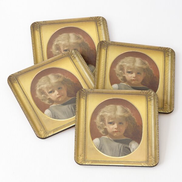 Item preview, The Little Thinker (1865) - Timoléon Marie Lobrichon designed and sold by SALON DES ARTS.