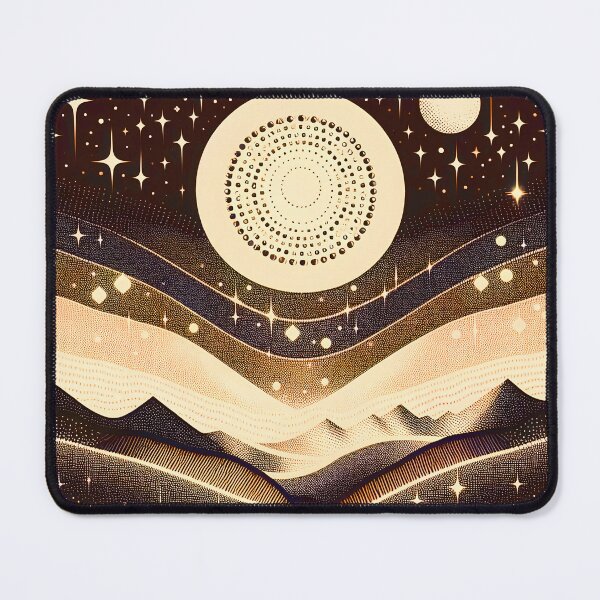 Item preview, Dreamy Starry Night - Vintage Brown designed and sold by SilverPegasus.