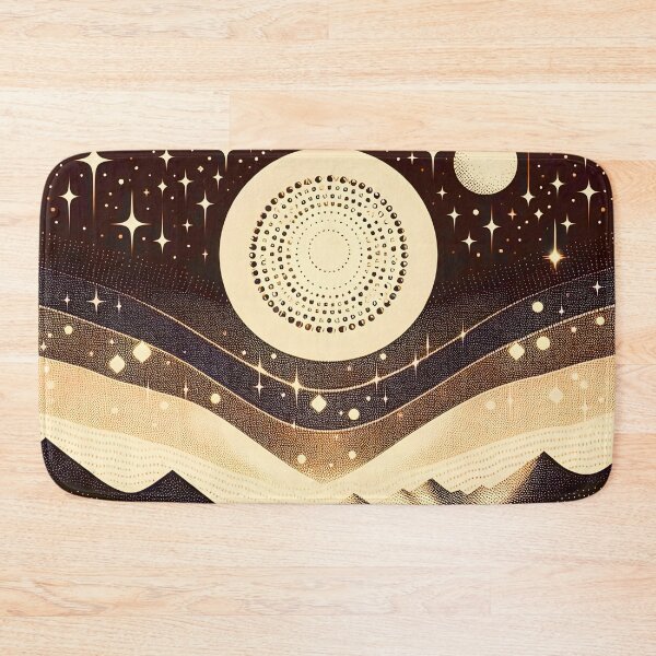 Item preview, Dreamy Starry Night - Vintage Brown designed and sold by SilverPegasus.