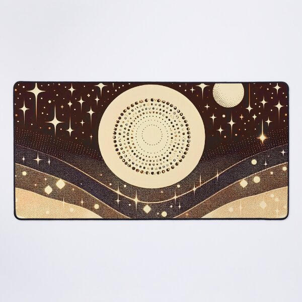 Item preview, Dreamy Starry Night - Vintage Brown designed and sold by SilverPegasus.