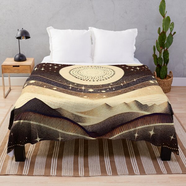 Item preview, Dreamy Starry Night - Vintage Brown designed and sold by SilverPegasus.