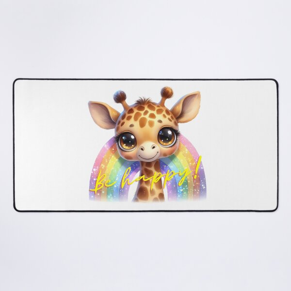 Item preview, Giraffe, rainbow giraffe, cute giraffe, be happy designed and sold by AnetArtStore.