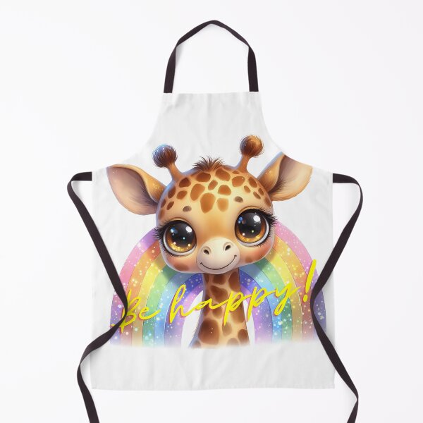 Item preview, Giraffe, rainbow giraffe, cute giraffe, be happy  designed and sold by AnetArtStore.