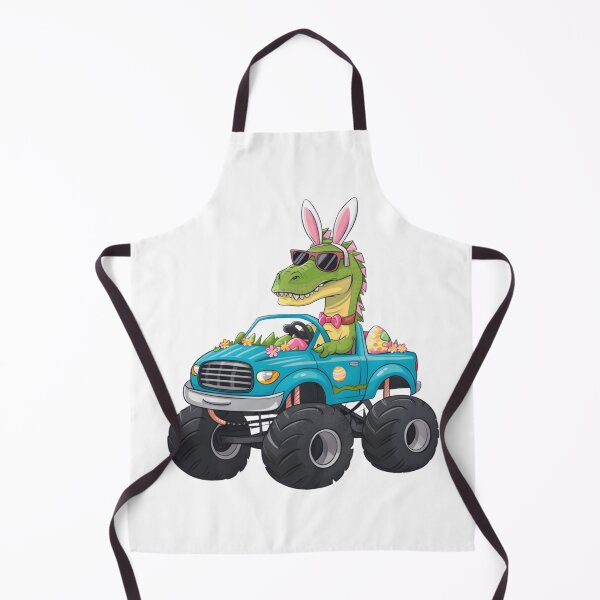 Item preview, Happy Easter Monster Truck- funny dinosaur designed and sold by Micjr.