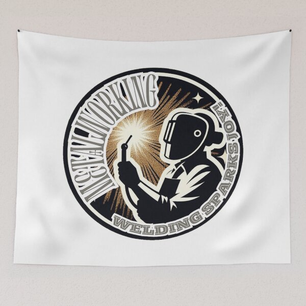 Item preview, Metalworking: welding sparks joy! designed and sold by DShirtRepublic.