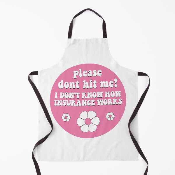 Item preview, Please Don't Hit Me I Don't Know How Car Insurance Works Funny Bumper designed and sold by BUMPER-STICKERS.