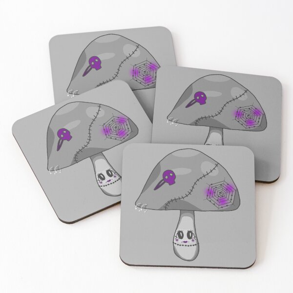 Item preview, Emo goth spooky mushroom designed and sold by blackygoldcat.