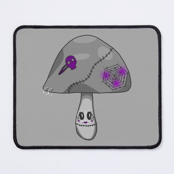 Item preview, Emo goth spooky mushroom designed and sold by blackygoldcat.
