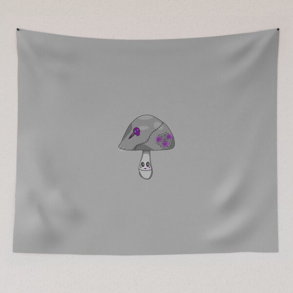 Item preview, Emo goth spooky mushroom designed and sold by blackygoldcat.