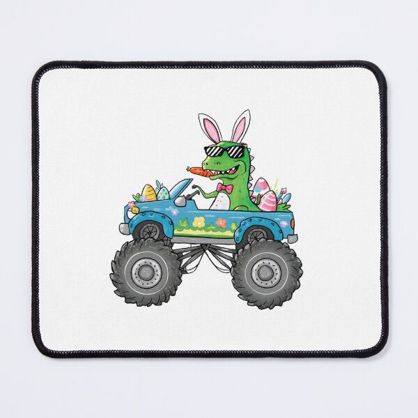 Item preview, Happy Easter Monster Truck- funny dinosaur  designed and sold by Micjr.